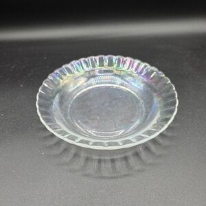 Vintage French Duralex Iridescent Glass 6 in. Scalloped Plate🪴 Plant Saucer - 6